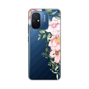 Torbica Silikonska Print Skin za Xiaomi Redmi 12C Gentle Rose Pattern