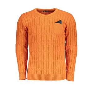 US GRAND POLO MEN'S ORANGE SWEATER