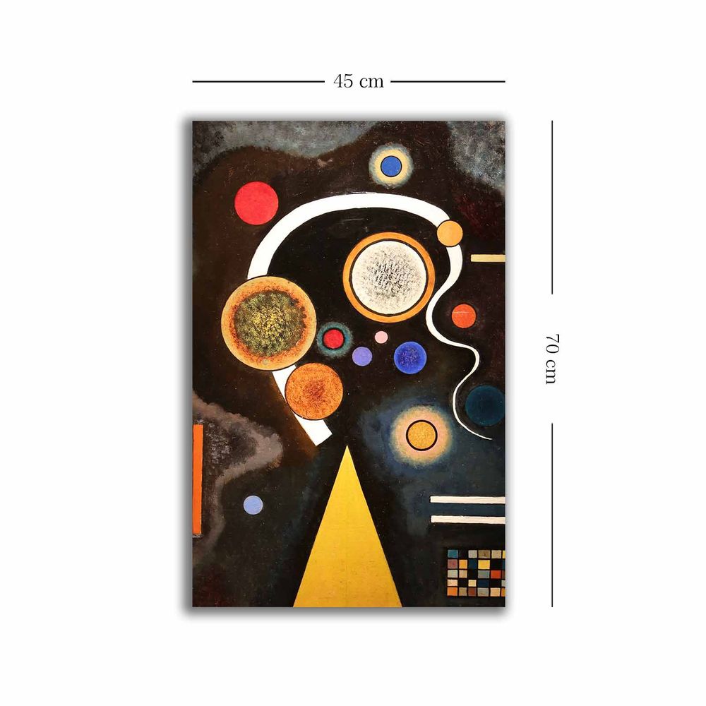Dekorativna Slika na Platnu 'Kandinsky Inspiracija' 45x70 cm slika 3