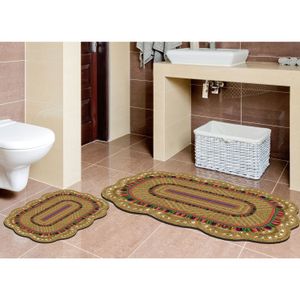 21017215KA Cream Bathmat Set (2 Pieces)