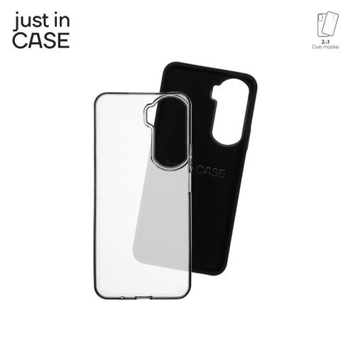 2u1 Extra case MIX paket CRNI za Honor 90 Lite slika 2