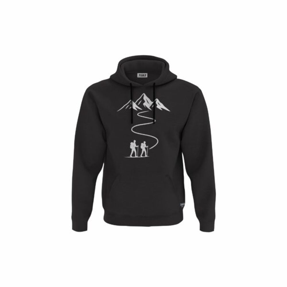 XGB3 Duks sa kapuljačom i džepom Mountaineers Tee Black slika 1
