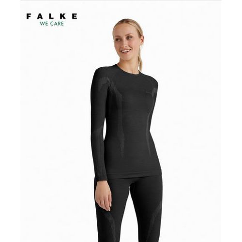 Falke ženska majica Wool-Tech, crna slika 1