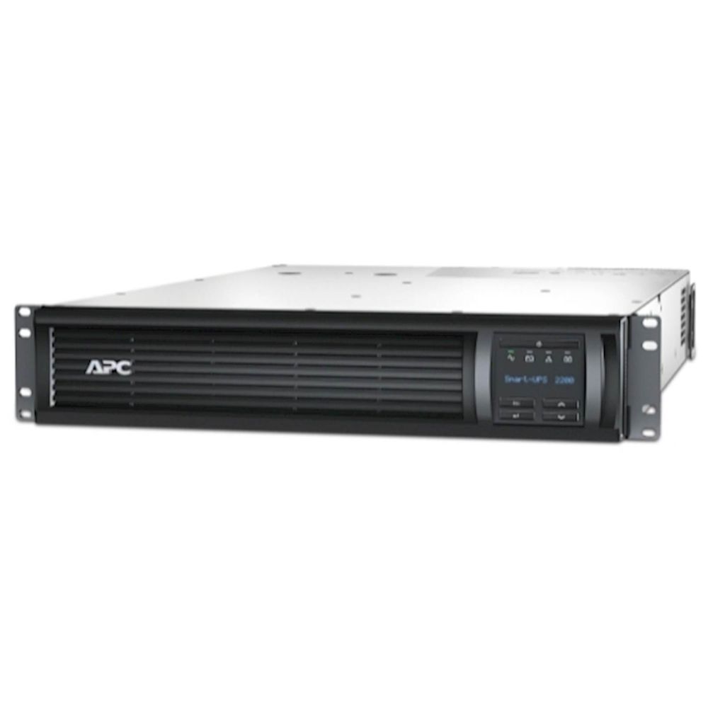Smart-UPS APC, 2200VA, Rckm 2U, 230V, 8x IEC C13+2x IEC C19, SmartConnect Port+SmartSlot, AVR, LCD slika 1