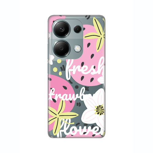 Torbica Silikonska Print Skin za Xiaomi Redmi Note 13 Pro 4G Fresh Pink slika 1