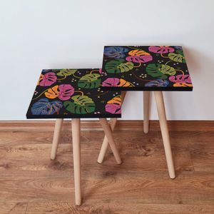 2SHP141 - Multicolor Multicolor Nesting Table (2 Pieces)