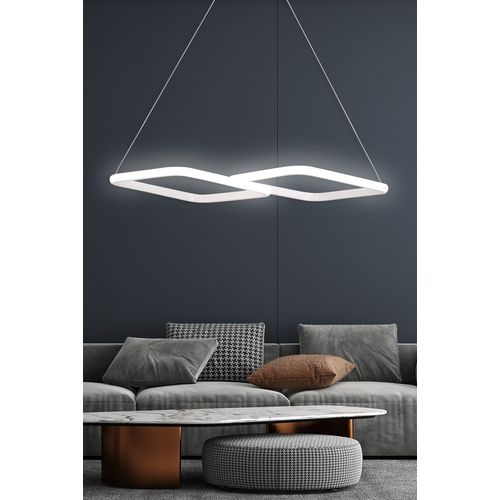 Puppis White-White Light White Chandelier slika 2