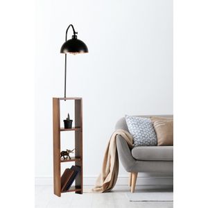 Stelo 8744-1 Black
Walnut Floor Lamp