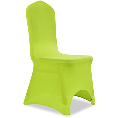 Rastezljive navlake za stolice 6 kom Zelena boja slika 28