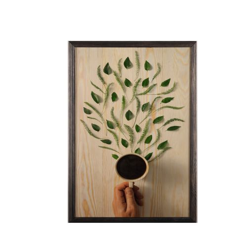 Wallity Drvena uokvirena slika, Coffee Tree XL slika 2