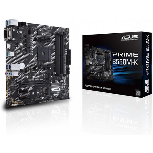 Matična ploča ASUS PRIME B550M-K ARGB, M4 B550 2DIMM DUAL M.2 AURA slika 1