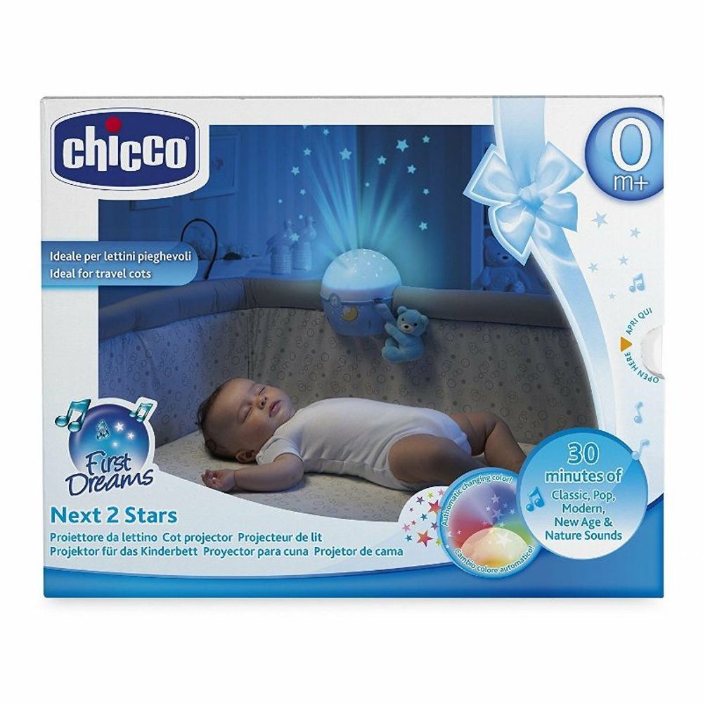 Chicco Projektor Next 2 Stars, Plavi - Zvjezdice slika 1