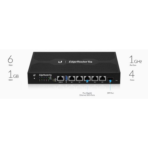 Ubiquiti EdgeRouter 6P - Napredni Router za Mrežne Profesionalce slika 3