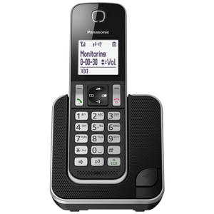 Panasonic Telefon bežični, DECT, 1,8" LCD display - KX-TGD310FXB