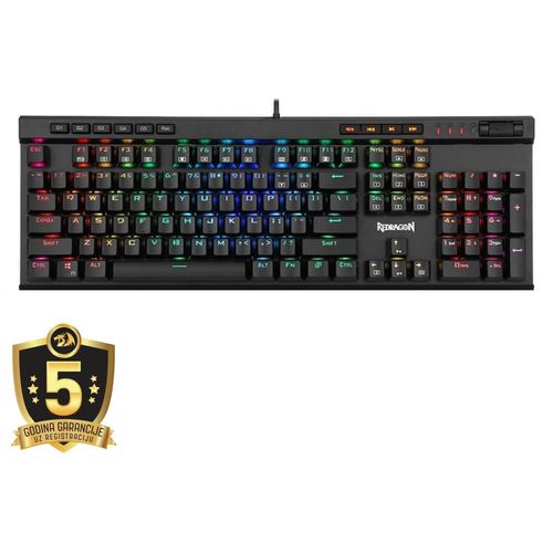 Redragon Vata K580RGB Mechanical Gaming Keyboard, Blue Switch slika 1