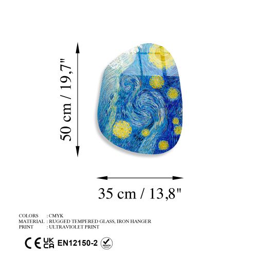 Wallity Ukrasna slika na kaljenom staklu UV-1111 - 35 x 50 slika 6