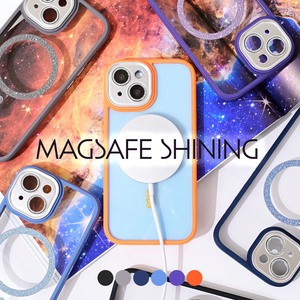 Torbica Magsafe shining za iPhone 15 6.1 siva