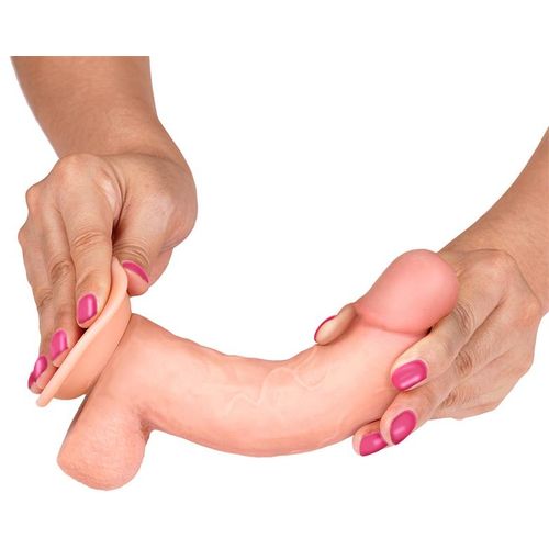 Liketrue Slidy realistični dvoslojni dildo 20,3cm slika 10