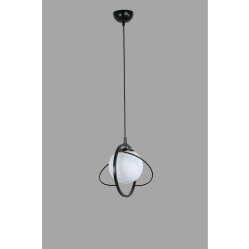 Nepal Tekli Siyah Beyaz Camlı Sarkıt Black
White Chandelier slika 3