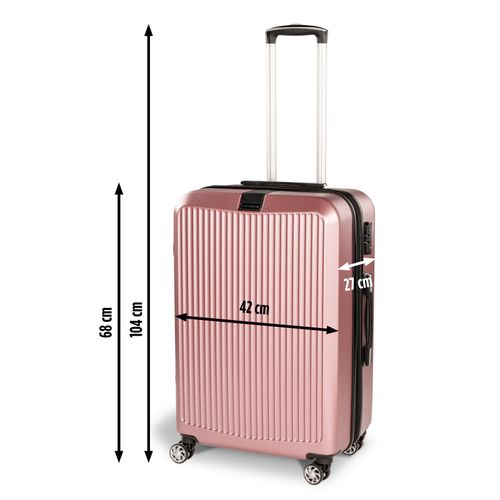 Putni kofer Scandinavia Carbon Series - rosegold, 60l rose 60l slika 13