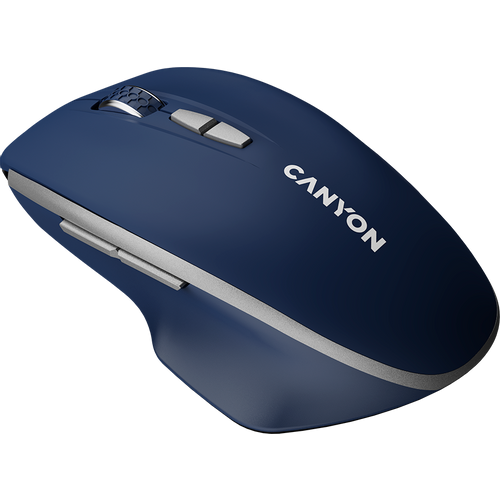 CANYON MW-21, 2.4 GHz Wireless mouse ,with 7 buttons, DPI 800/1200/1600, Battery: AAA*2pcs,Blue,72*117*41mm, 0.075kg slika 3