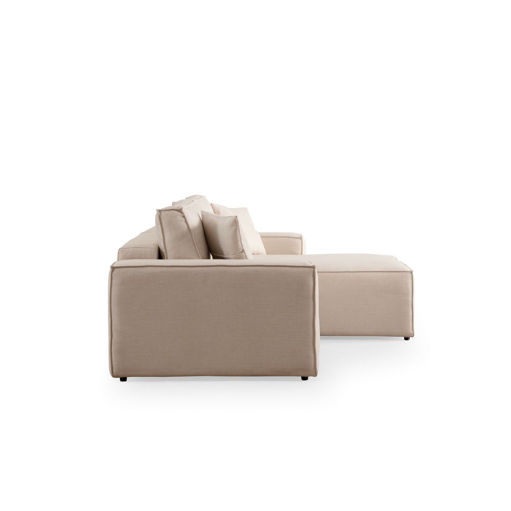 Pırlo Kutni Sofa na Razvlačenje - Ecru slika 8