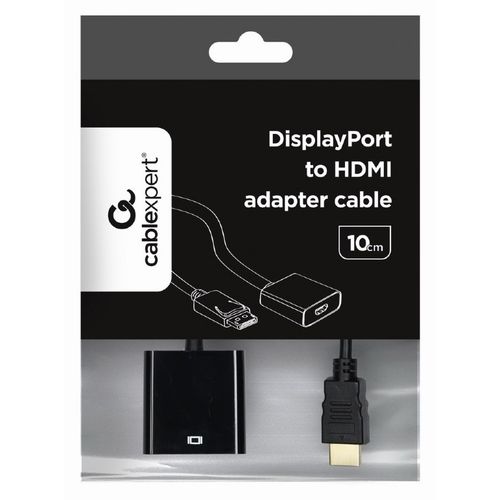 Gembird A-DPM-HDMIF-002 VIDEO Adapter DisplayPort to HDMI, M/F, Cable, Black slika 2