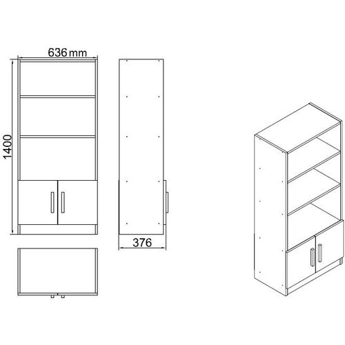 VO14 - BA Walnut
Anthracite Office Furniture Set slika 10