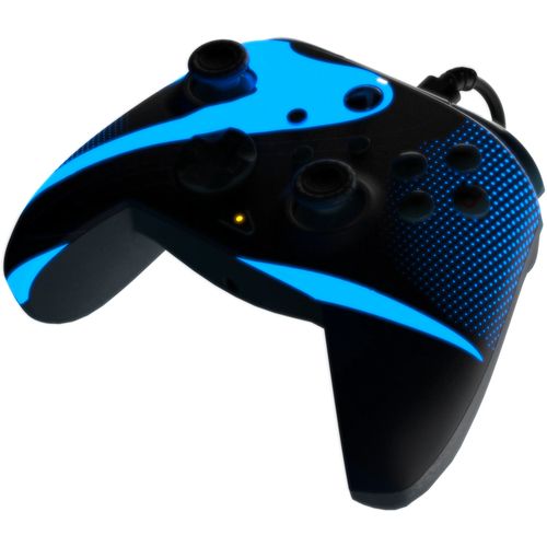 PDP XBOX WIRED CONTROLLER REMATCH - BLUE TIDE GLOW IN THE DARK slika 5