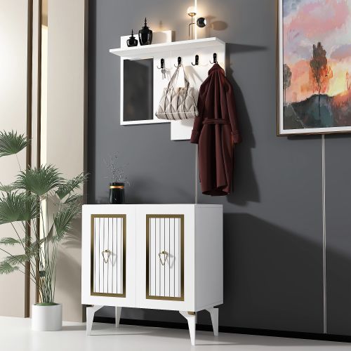 Masal - White, Gold White
Gold Hall Stand slika 2