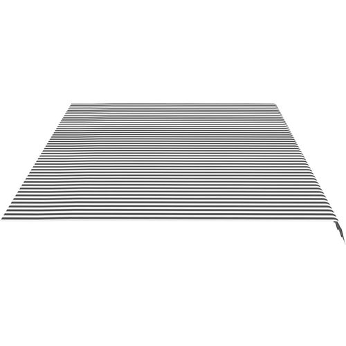 Zamjenska tkanina za tendu antracit-bijela 6 x 3,5 m slika 10