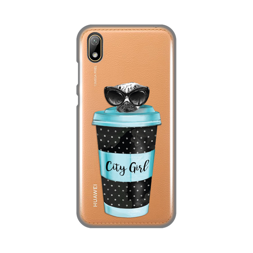 Torbica Silikonska Print Skin za Huawei Y5 2019/Honor 8S 2019/2020 City Coffee slika 1