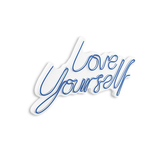 Wallity Dekorativna plastična led rasvjeta Love Yourself - plavo slika 6