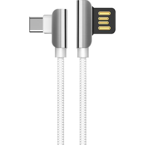 hoco. USB kabel za smartphone, USB type C, 1.2 met., 2.4 A, bijela - U42 Exquisite steel, USB type C, WH slika 3