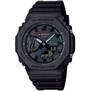 Muški sat Casio G-Shock OAK - RAINBOW BRICK WALL SERIE Crna