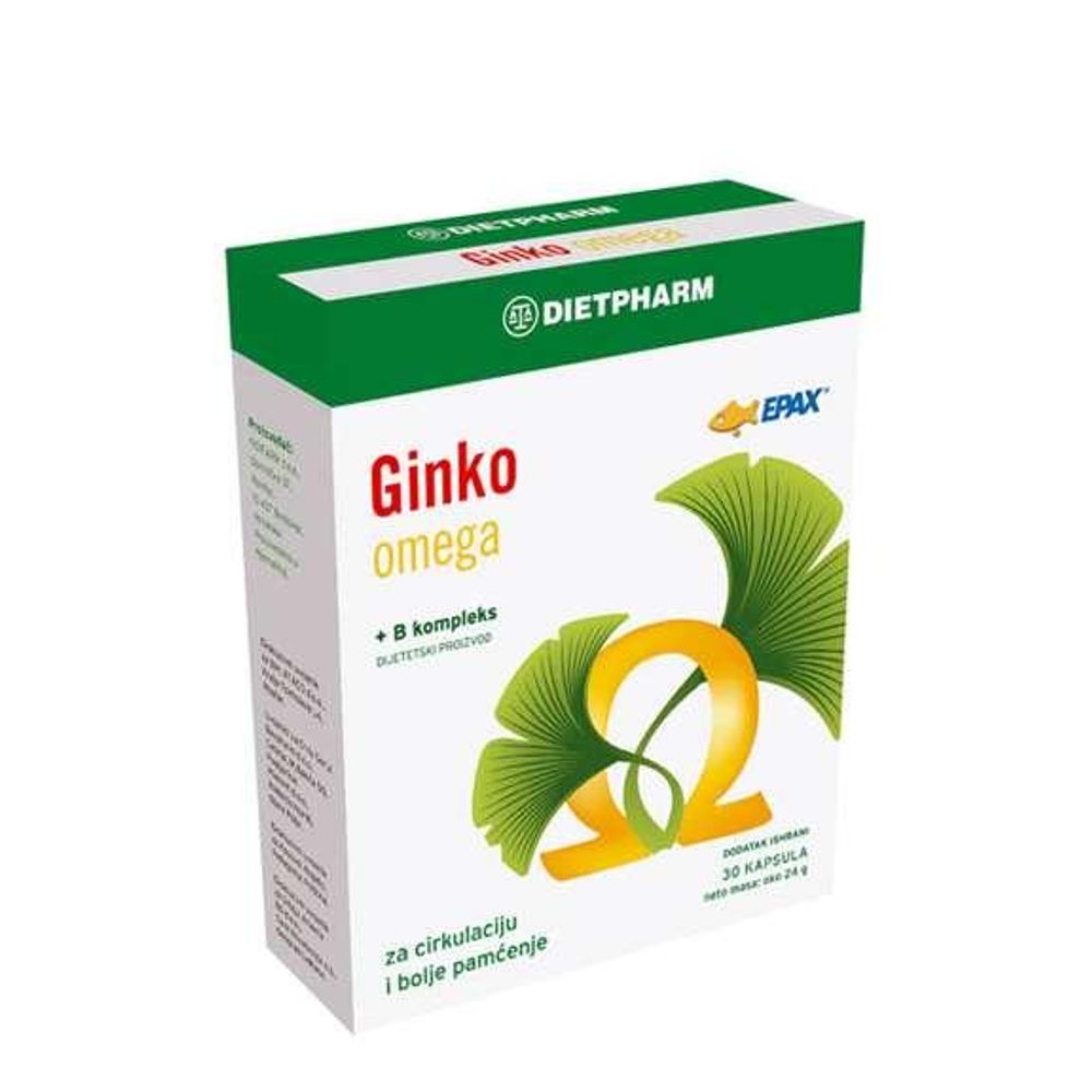DIETPHARM GINKO OMEGA CAPS A30 slika 1