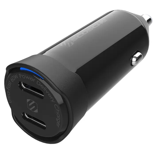 SCOSCHE, PowerVolt PD60, auto punjač, dual port 60W USB-C, PPS slika 1