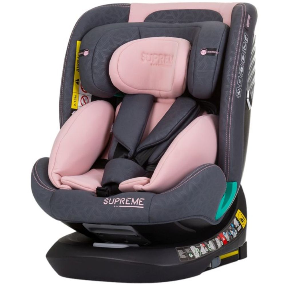 Chipolino Autosjedalica Supreme i-Size 40-150cm Isofix Stksu02405fl, Flamingo slika 1