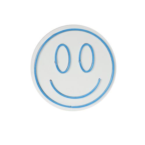 Wallity Ukrasna plastična LED rasvjeta, Smiley - Blue slika 5