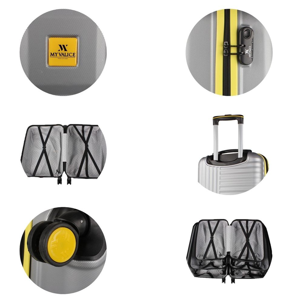 Set Kofera 8395 Sivi (2 Komada) slika 4
