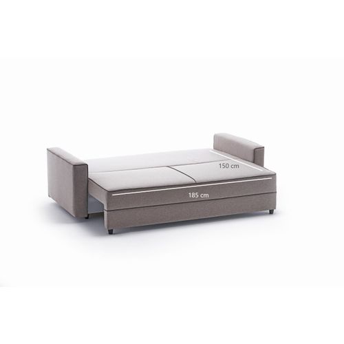 Atelier Del Sofa Trosjed na razvlačenje, Krem, Ece - Cream slika 10