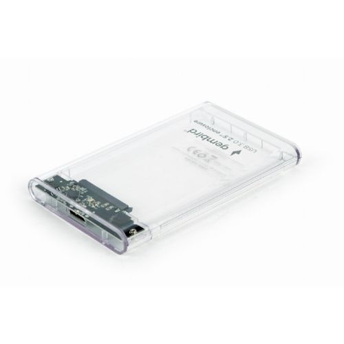 EE2-U3S9-6 Gembird USB 3.0 Externo kuciste za 2.5 SATA hard diskove 9,5mm transparentni + futrola A slika 6