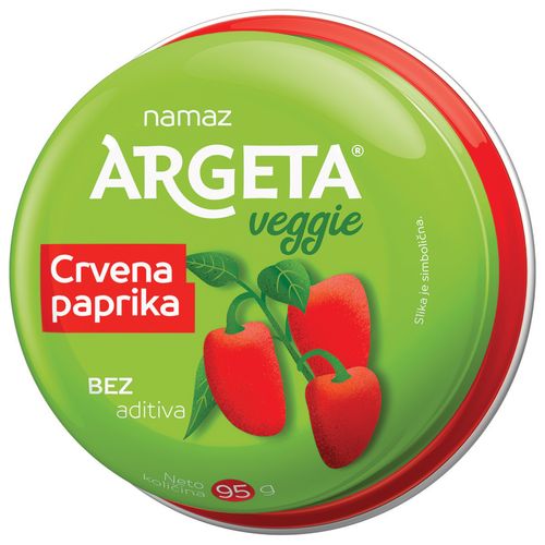 Argeta veggie crvena paprika 95g  slika 1