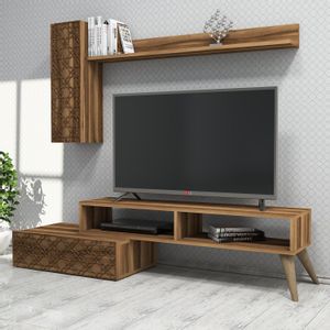 Planet - Walnut, Walnut Walnut TV Unit