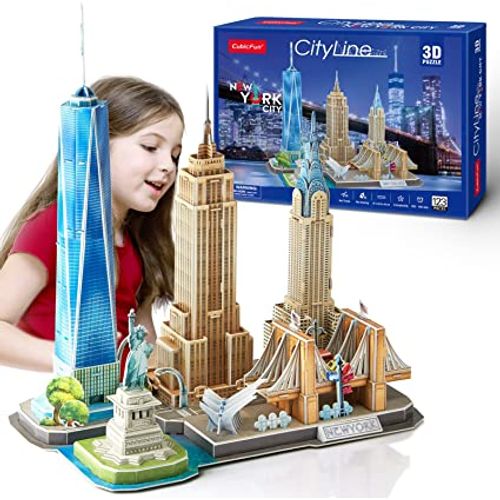 Cubicfun 3D puzle City Line New York slika 5