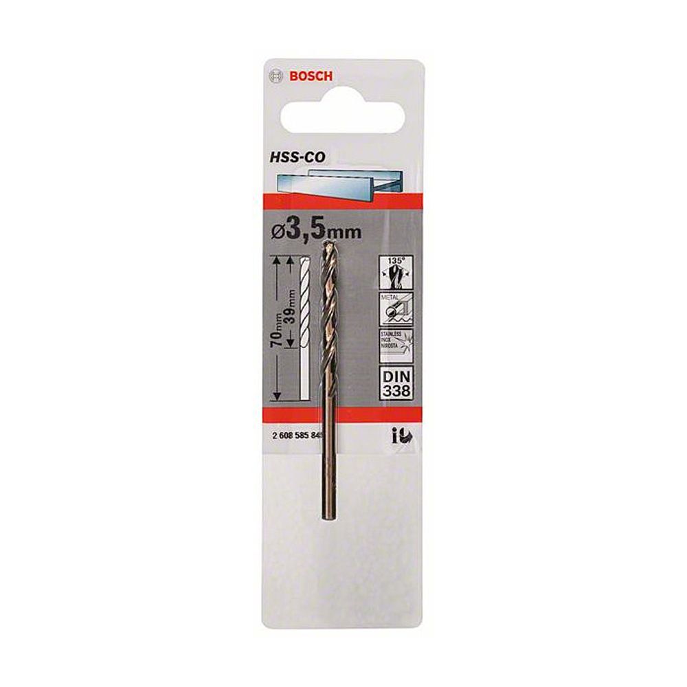 BOSCH Burgija HSS-Co 3.5 mm slika 2