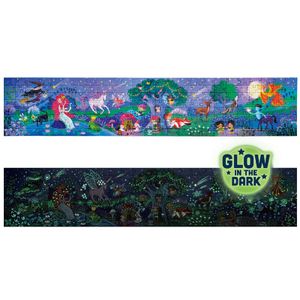 Hape Drvena slagalica koja svijetli u mraku Magic Forest Puzzle E1633A, 150cm