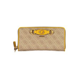 GUESS JEANS WOMEN'S BEIGE WALLET