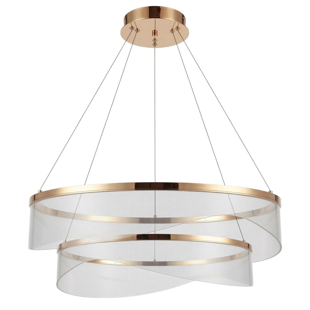 Viseća stropna lampa G146-2CP gold slika 1