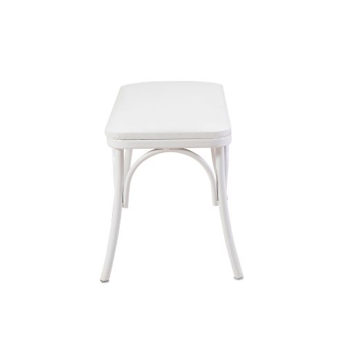 Woody Fashion Klupa, Bijela boja, Oliver Bench -  White slika 3